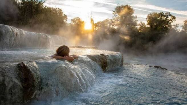 A quiet wellness moment in nature